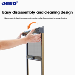 Đặt hàng số lượng lớn có sẵn Sản xuất tại Trung Quốc chất lượng tốt màn hình Cửa sổ lưới chống muỗi sợi thủy tinh bay Màn hình GẤP LƯỚI màu & cửa chớp - Product Image 5