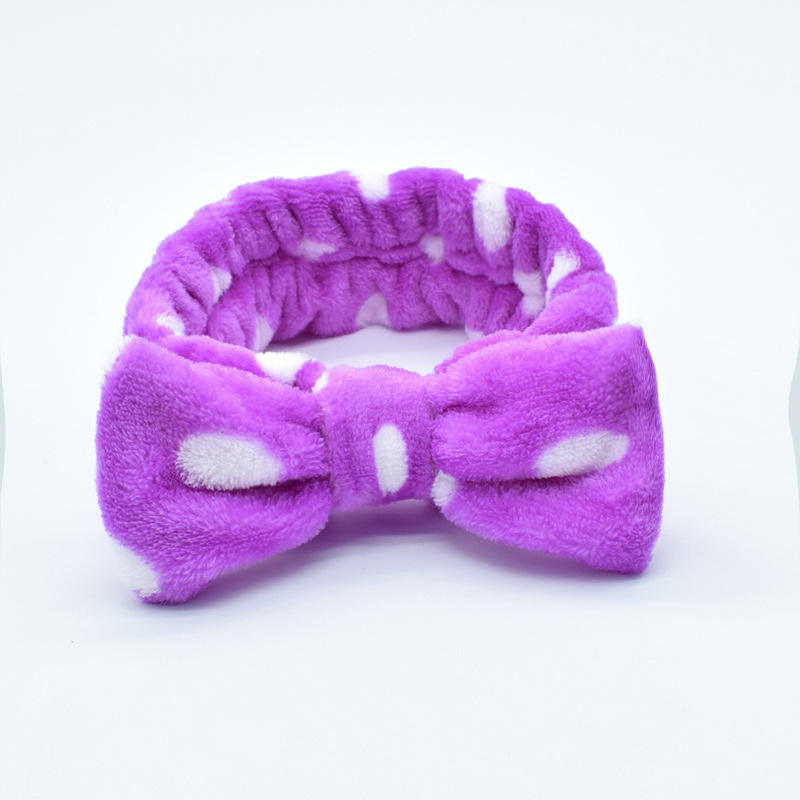 05# purple white dots