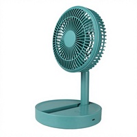 Vente en gros de ventilateurs de table pliables USB à hauteur réglable, 4 vitesses, fonctionnant sur batterie, mini ventilateur de bureau