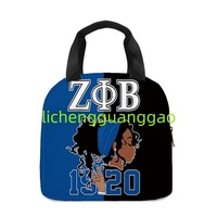 Sac à déjeuner Zeta Phi Beta à bas prix, personnalisé, vente en gros, sac à déjeuner pour sœurs, sac isotherme, sac à déjeuner pour le camping en plein air, sac à déjeuner de voyage