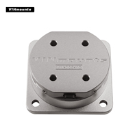 Support de bras oscillant pour détecteur de poisson en aluminium  de 6 pouces, compatible avec Garmin et d'autres marques