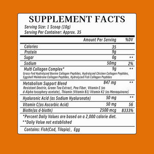 Complément alimentaire multi-collagène personnalisé, soutient le système immunitaire et stimule le métabolisme, poudre de peptides multi-collagène - Product Image 6