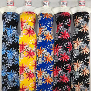 Moda somalí bati spun 100% tela de rayón estampado personalizado patrón floral tejido rayón impreso tela de rayón viscosa para vestido - Product Image 2