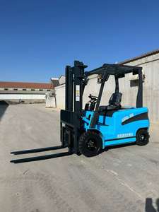 מלגזה חשמלי ארבעה גלגלים 1 טון 1.5 טון 2 מחסן טיפול מוגבהת מלגזה סוללה מוגבהת - Product Image 5