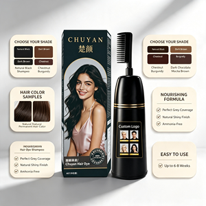 CHUYAN Instant Hair Color Shampoo Scalp Protection No Chemical Odor for Professional Salon GMPC Factory Private Label - Product Image 1