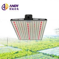 ANDY 100W/200W/300W 2x2ft 3x3ft untuk LM301H EVO Spektrum Penuh IP65 Lampu LED Tanaman untuk Pembungaan dan Pertumbuhan Vegetatif
