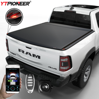 Tonneau en aluminium à volet roulant rétractable pour camionnette couvre couverture de lit électrique pour 2016 2020 Dodge Ram Ox 1500 2500 5.7