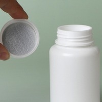 Récipient de médecine HDPE blanc 15ml 50ml Capsule à bouchon à vis de bouteille de pilule inférieure 100ml 150ml 60ml 100ml Emballage liquide PP