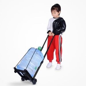 Chariot de courses pliable et portable à 2 roues, léger, pour les courses, l'usage domestique, la livraison express et le transport - Product Image 3