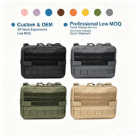 BSCI personnalisé étanche 1000D Nylon randonnée ceinture sacs tactique Admin Molle pochette utilitaire découpé au Laser EDC outil pochette sac