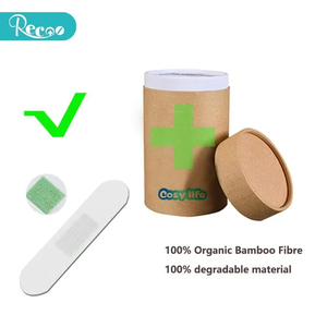 Vendajes de bambú, apósito para heridas sin látex, almohadillas adhesivas de grado médico, cuidado de primeros auxilios, quemaduras, cortes, raspaduras, heridas, laceraciones - Product Image 4
