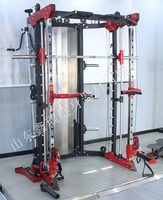Équipement multifonctionnel de gymnastique Machine à câble d'entraînement Squat Power Rack Smith Smith Cage Machine