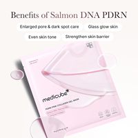 Masque de nuit en gelée de collagène rose saumon Medicube pour une peau éclatante - Masque facial coréen pour une peau élastique