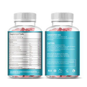 פרטי תווית ויטמין c boion חומצה פולית צמיחת שיער gummies מזון - Product Image 3