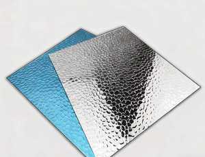 Tôles d'aluminium gaufrées 1050 1060 1100, 1,2 mm 1,5 mm, plaque antidérapante à 5 barres motif losanges pour sols de camions, remorques et ponts de bateaux - Product Image 1