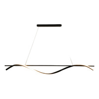 Lustre de restaurant AB Designer, style nordique minimaliste, bar moderne, créatif, avec LED à intensité variable, construction métallique, personnalisable