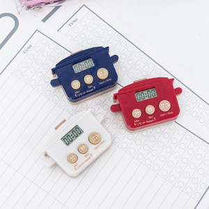 Mini Rice Cooker <b>Timer</b> 60 Min LCD Display Magnetic Kitchen Study Reminder Alarm Clock Red White Blue - Product Image 2