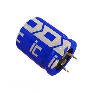 Condensador Original de 47 uF, Aluminio, 47UF, 20%, 450V, Montaje Superficial, 476LMU450M2BC - Product Image 1