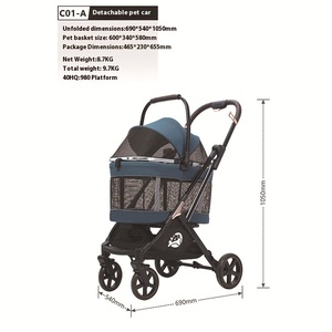 Vente en gros Transfrontalier Pliable Pet Carrier Nouveau Petit Portable Oxford Matériel pour Chiens Chats Respirant Teddy Bag pour <span class=keywords><strong>Amazon</strong></span> Pet - Product Image 3