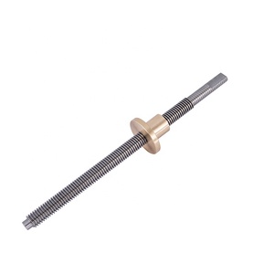 Pièces de machine TR5 Vis trapézoïdales en acier inoxydable de 16 mm avec écrou en bronze et écrou en POM - Product Image 6