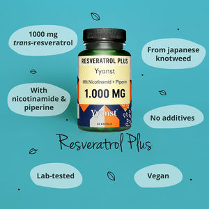 Complément alimentaire quotidien en gélules molles sans gluten, de haute qualité, marque privée, RESVERATROL PLUS & nicotinamide & piperine - Product Image 2