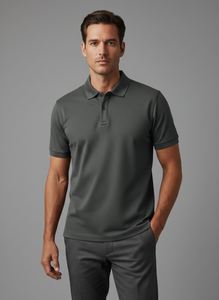 Polo homme 100% coton, manches courtes, polo personnalisé, coupe ajustée, uni, décontracté, fabricant OEM - Product Image 6