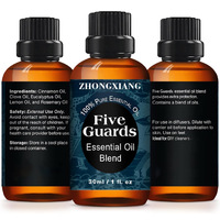 Vente en gros d'huile essentielle de mélange de synergie de voleur d'aromathérapie pure d'eucalyptus cannelle clou de girofle durable naturel OEM de marque privée
