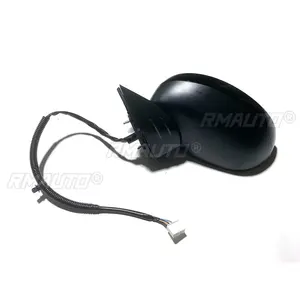 Para Honda Civic 2022-2023, conjunto de espejo retrovisor lateral del conductor con punto ciego, calefactable, eléctrico, 76208T20A21, 7 líneas, negro brillante - Product Image 3