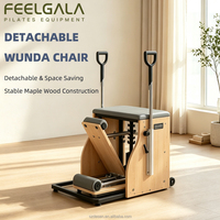 Chaise Wunda en bois d'érable massif détachable et durable pour exercices multiples intégrés, Pilates, Yoga et entraînement corporel en studio – Vente en gros