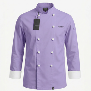 Uniforme de Cocina de Manga Larga para Restaurante, Chaqueta de Chef de Estilo Clásico, Material de Alta Calidad, Cómodo - Product Image 1
