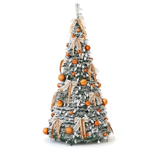 Nouveau modèle d'arbre <span class=keywords><strong>de</strong></span> <span class=keywords><strong>Noël</strong></span> <span class=keywords><strong>artificiel</strong></span> en cèdre <span class=keywords><strong>pré</strong></span>-éclairé, extensible, pliable, sur pied, personnalisé, matériaux écologiques, pour la maison - Product Image 6