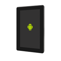 IXHUB 7 pulgadas IPS Android pantalla táctil Industrial IP65 Monitor impermeable quiosco Control gabinete Robot EV cargador máquina expendedora