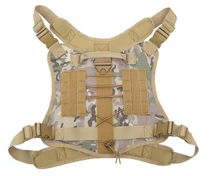 ヘビーデューティ調整可能ナイロンペット犬の首輪とハーネスセット強い大型犬戦術ベストハーネスセット犬用 - Product Image 4