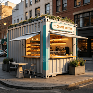 Prefab Restaurant Container Restaurant Shipping Container Cafe Mobile Coffee Container Shop - Product Image 2