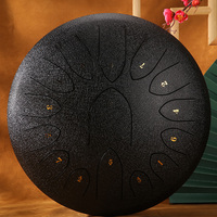 Kabat Steel Tongue Drum 13 Notes 12" Musical Instruments Handpan Tank Drum Percussion Instrument With Drum Accessories