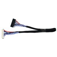 Cable LVDS FIX-30P de 2 Canales y 8 Bits para Pantalla LCD de 17\", 19\", 21.5\", 23\", 1280x1024, 1920x1080, Cable Lvds de 30 Pines
