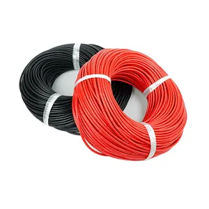 China factory 12AWG 14AWG 16AWG 18AWG 20AWG 22AWG 24AWG 26 AWG Electric wire Tinned copper silicone wire For Litthium Battery