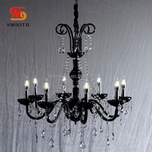 SMOOTH Elegant Crystal Chandelier Villa <b>Ceiling</b> Living Room Luxury Design Chandeliers Pendant Light - Product Image 4