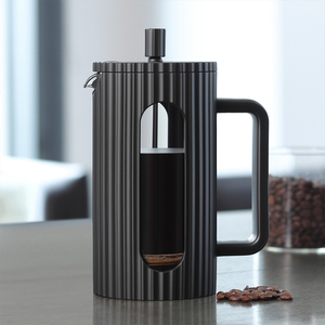 Vente à chaud Cafetera <span class=keywords><strong>De</strong></span> Prensa Francesa avec système <span class=keywords><strong>de</strong></span> 3 filtres Presse française en verre borosilicaté à haute température pour la cuisine - Product Image 5