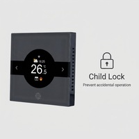 Thermostat intelligent Tuya Zigbee à écran tactile pour chauffage au sol et climatisation