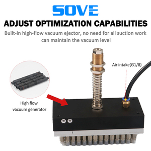 Công nghiệp mạnh mẽ tự động khí nén chân không miếng bọt biển hút cup thao túng Tích hợp phụ kiện - Product Image 5