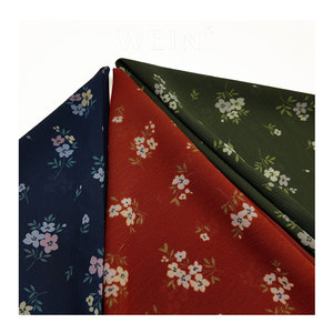WI-B05 bán buôn thoáng khí mềm Hoa <span class=keywords><strong>Crinkle</strong></span> voan vải in kỹ thuật số thanh lịch ít hoa vải cho phụ nữ ăn mặc Vải - Product Image 6