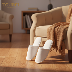 Горячая Распродажа, махровое полотенце для отеля с закрытым носком, одноразовые Тапочки - Product Image 5