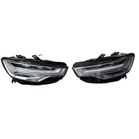 Pour Audi A6L C7PA 2012-2015, phares modifiés pour modèles 2016-2018 avec ensemble de phares LED sans changer l'ensemble du pare-chocs avant