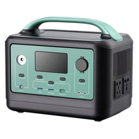 Station d'alimentation portable MK 600W, batterie au lithium 384WH avec certificat CE, RoHS pour la sauvegarde d'urgence à domicile, le streaming en direct, le camping