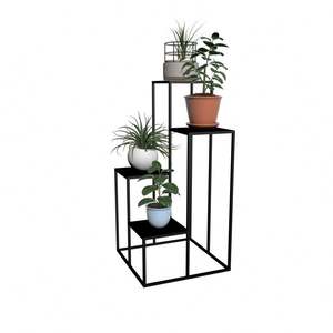 Support de <span class=keywords><strong>pot</strong></span> de fleurs en bois massif, étagère à plusieurs niveaux, pour salon, balcon d'intérieur, type de sol, épimum pre-aureum, plantes succulentes - Product Image 5