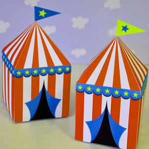 Caja de Regalo para Cupcakes con Diseño de <span class=keywords><strong>Circo</strong></span> / Caja de Regalo para Fiestas de Cumpleaños con Diseño de Carpa de <span class=keywords><strong>Circo</strong></span> / Caja de Dulces para Fiestas de Cumpleaños con Diseño de <span class=keywords><strong>Circo</strong></span> - Product Image 3
