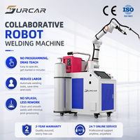 Robot collaboratif de soudage à 6 axes CE No Code, charge utile de 5 kg avec fonction Drag Teach, chariot mobile pour cadre en acier inoxydable