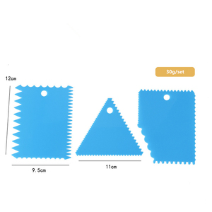 Strumenti multifunzionali in plastica <span class=keywords><strong>per</strong></span> cottura e pasticceria raschietto rettangolare trapezoidale triangolare - Product Image 3