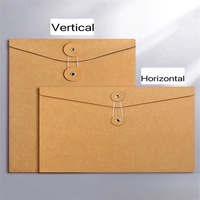 Sac de documents en papier kraft personnalisable grande capacité enveloppe de fichier épaissie fournitures de bureau stockage de contrats de données livraison gratuite